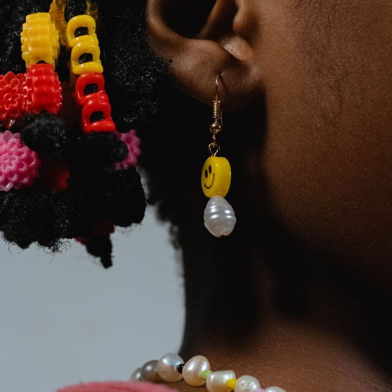 Meenakari Peacock Jhumka