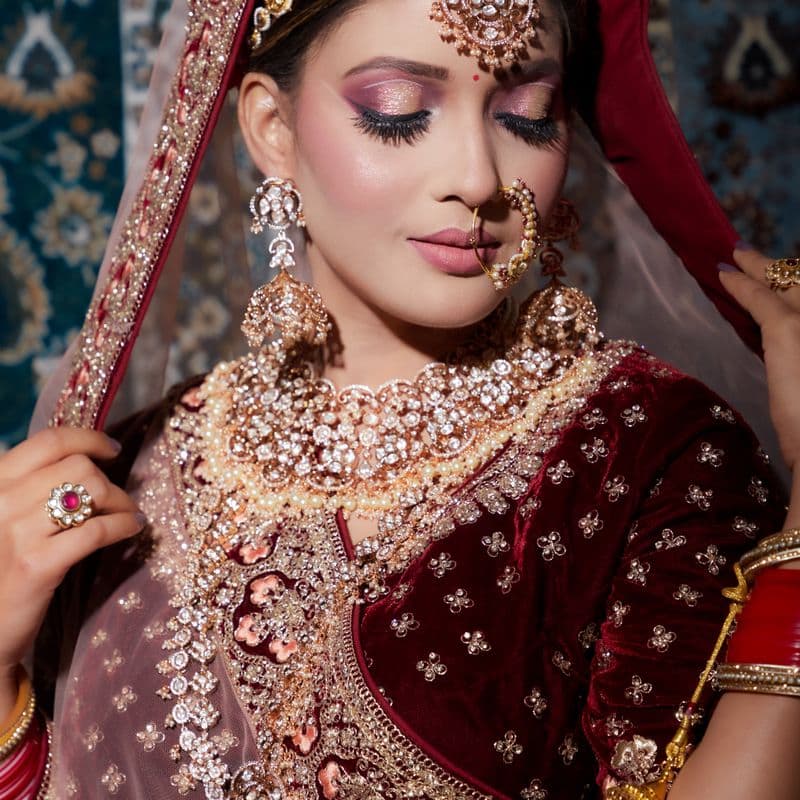 Emerald Bridal Necklace Set